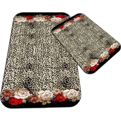 Leopard Patterned Bath Mat Closet Set שטיח אמבטיה bath mats tapis salle de bain bathroom mat rug badmat wc mat dywaniki lazienk