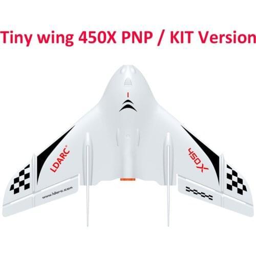 Tiny wing 450X FPV unbreakable EPP Flying Wing Racer KIT / PNP version