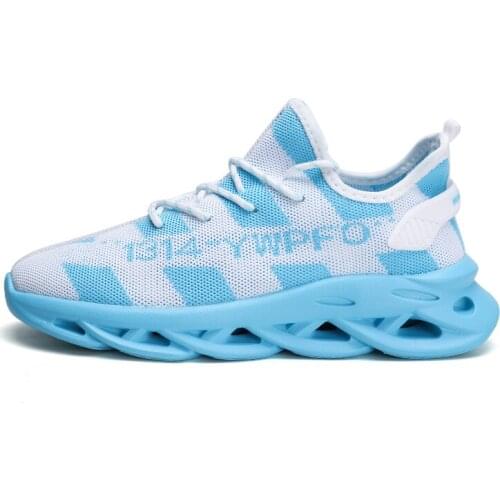 Adult Men Sneakers Summer Breathable Yarn Shoes Lightweight Casual Shoes For Male Joging Sneakers Comfortable Non-Slip Sole