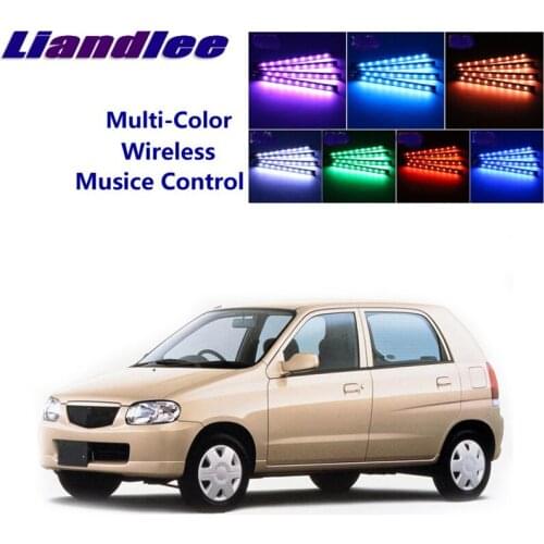 LiandLee Car Glow Interior Floor Decorative Seats Accent Ambient Neon light For MazdaCarol Carol MK4 2001~2004