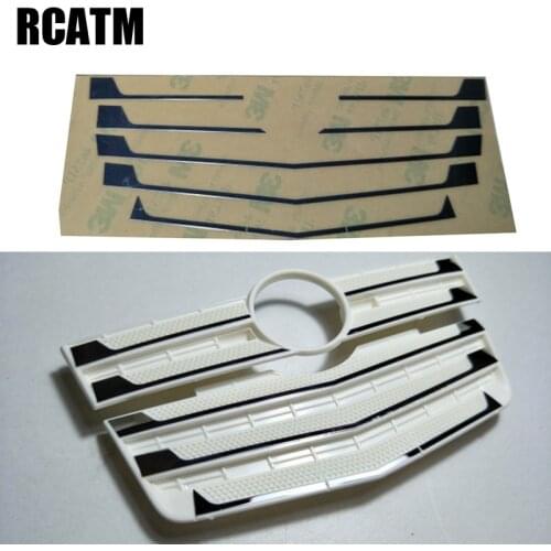 Metal Intake Grille Decorative Sticker For 1/14 Tamiya RC Truck Actros 56348 3363 1851 56335 DIY