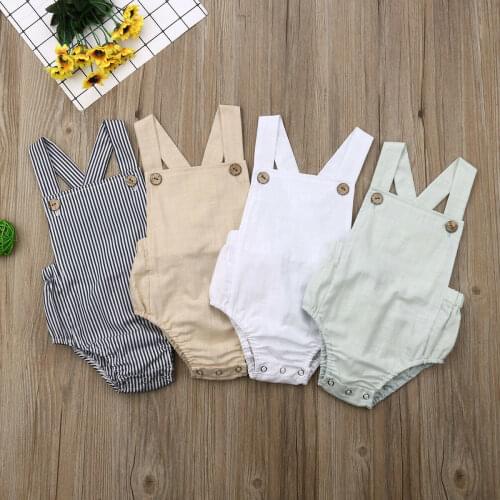 Emmababy Fashion Baby Girls Bodysuits 0-3Y UK STOCK Summer Newborn Baby Girl Cotton Romper Bodysuit Jumpsuit Outfit Clothes