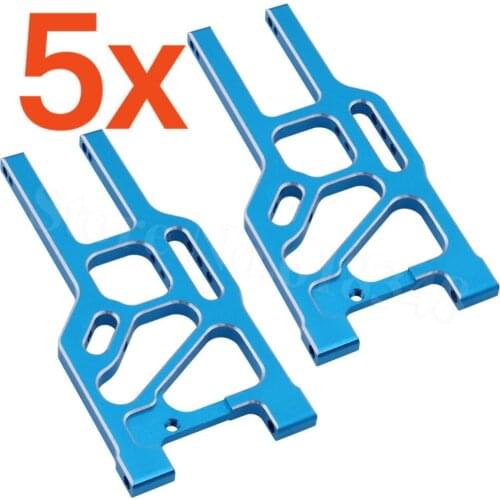 Wholesale 5 Pairs/Lot HSP 860003 N Upgrade Parts For 1/8 RC Model Car Front Lower Suspension Arm CNC 94762