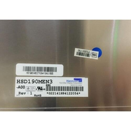 Original new Brand warmly for 1 year Brand new original Han color 19'' inch LCD screen HSD190MEN3-A00 HSD190MEN3-A01