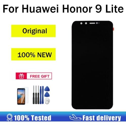 AUMOOK Original Display for HUAWEI Honor 9 Lite LCD Touch Screen for HUAWEI Honor 9 Lite Replacement with Frame Display LCD