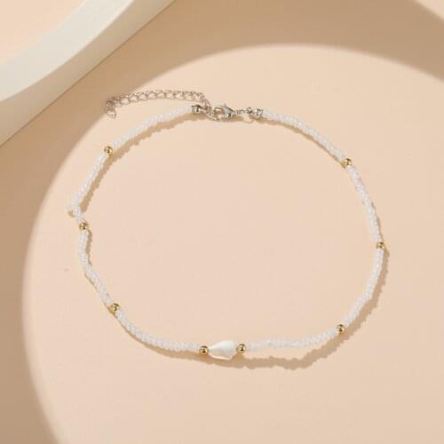 Small Bead Chokers Necklaces For Women Korean Bohemian Jewelry Short Shell Necklace Collar Feminino