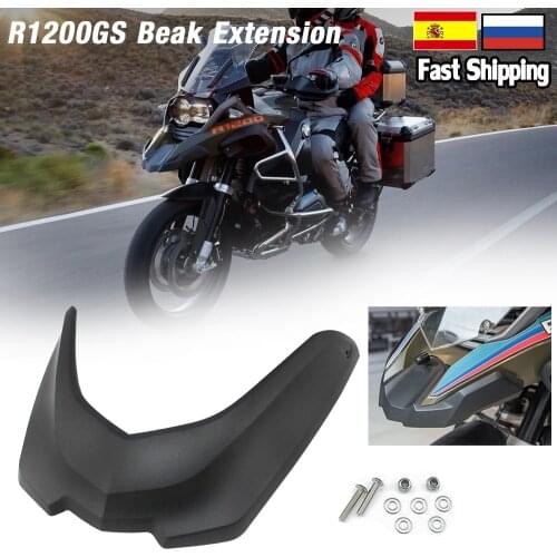 Motorcycle Front Fender Beak Fairing Extension Cowl Extender Wheel Cover for BMW R1200GS LC Adventure ADV 2013 2014 2015 2016 RU