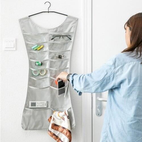 Hanging Storage Bag Hanging Organizer Household Multiple Layer Polyester Strong Gravity Hanging Bag