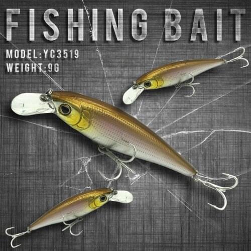 Fishing Lure 80mm/9g 0-1m Floating Super Sinking Minnow Hard Bait Quality Professional Crankbait Comes with fragrance bait