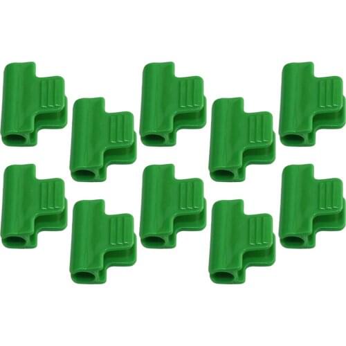 10Pcs Plastic Pipe Clamps For Greenhouse Frame Pipe Film Sunshade Net