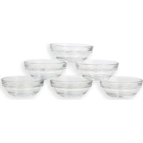 6 s Glass Honey Bowl