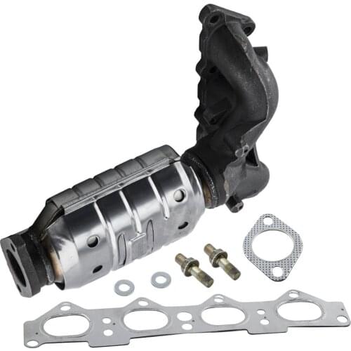 Direct Fit Exhaust Manifold & Catalytic Converter Assembly Fit 2007-08 for Hyundai Tiburon L4 2.0L for Kia Soul 2.0L 2010-2011