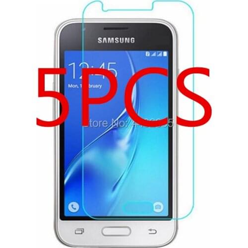 5PCS Safety Tempered Glass For Samsung Galaxy J1 mini J105 SM-J105H DUOS Case Screen Protector Capa on J1MINI J105H/DS SM J105B