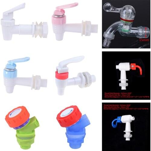 1/2pcs Universal Size Push Plastic Type Faucet Tap Water Dispenser Replacement Plastic Tap Faucet Kitchen drinking supplies