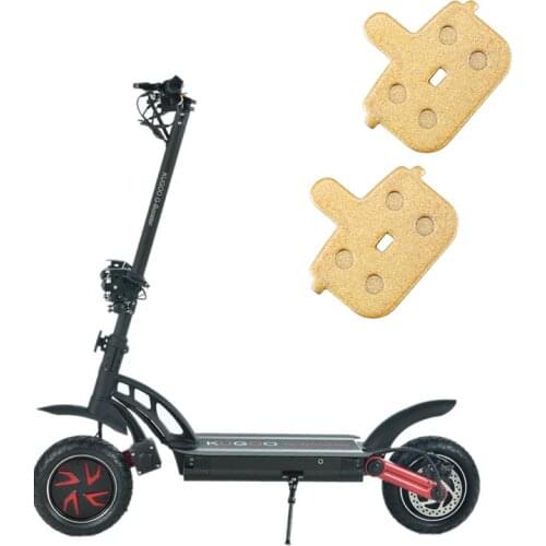 1 Pair Bicycle Full-metallic Disc Brake Pads Rectangular Hollow Caliper Pads For Kugoo G-booster Scooter Replacements Parts