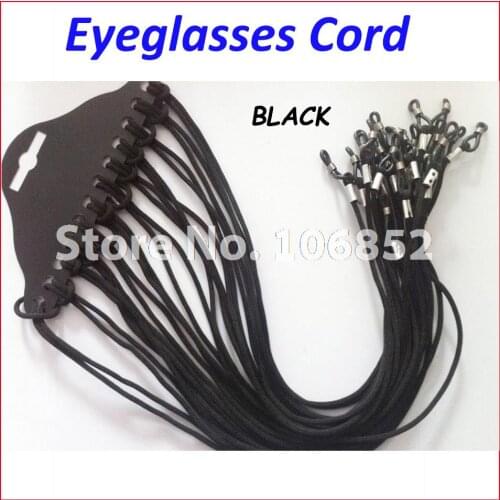 120pcs Black nylon eyeglasses cord spectacle sunglasses eyewear chain reading glasses holder GC-B