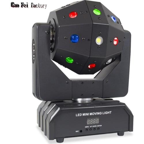 16X3W Moving Head Ball Light Laser Strobe Beam 3IN1 Infinite Rotating Football DMX LED Disco DJ Party Light