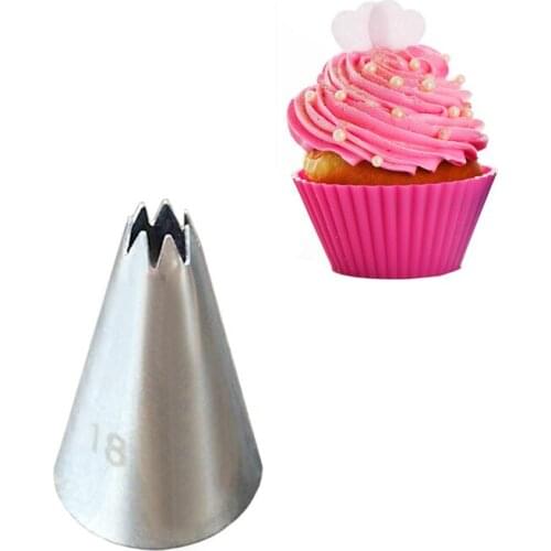 #18 Decorating Tip Icing Tubes Seamless boquillas manga pastelera Pastry Nozzle Cupcake Decorations KH082