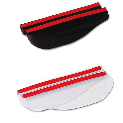 2Pcs Universal Rain Shields Flexible Car Rearview Mirror Guard Rain Shades