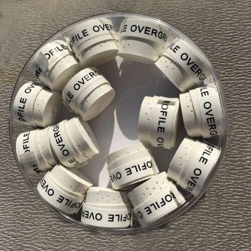 20 pcs Sticky Anti-slip perforated tennis Racket Overgrips Tennis Badminton racket grips squash racket over grips