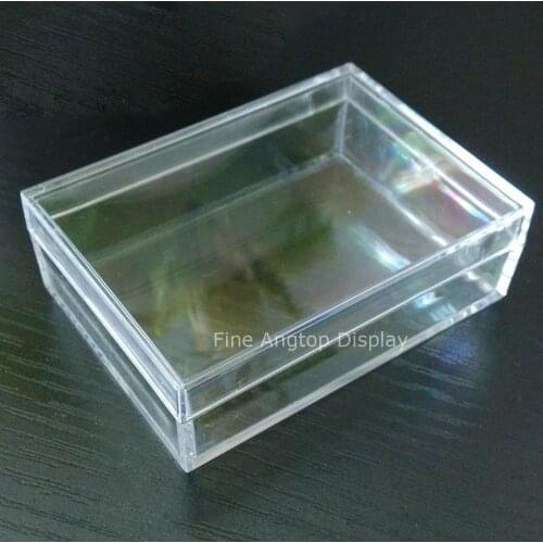Plastic Jewelry Box Earring Bracelet Ring Necklace Gift Box Jewellery Packaging Display Clear Case 5pcs