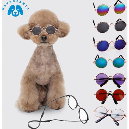 For Dogs Cats Pet Accessories Glasses Sunglasses Harness Accessory puppy Products Decorations Lenses Gadgets Goods For Animals