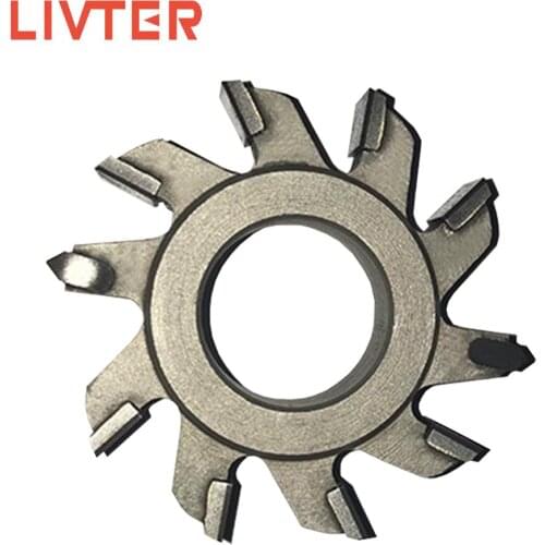 LIVTER diamond saw blade slot cutter carbide straight-tooth three-sided edge milling cutter