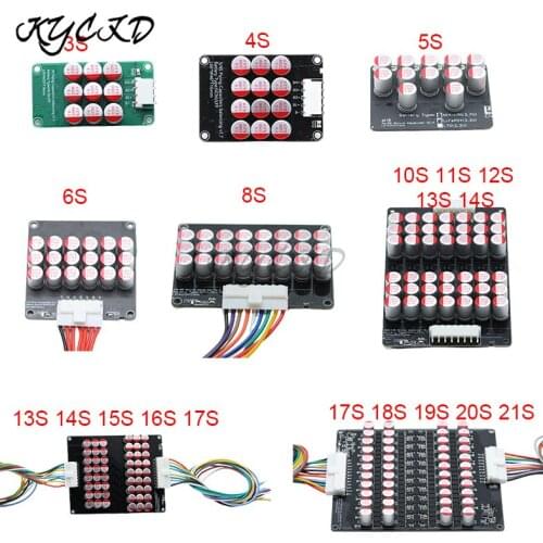 1-6A 3A 5A Balance BMS Li-ion Lifepo4 LTO Lithium Battery Active Equalizer Balancer Board Capacitor 3S 4S 5S 6S 7S 8S 10S 17-21S