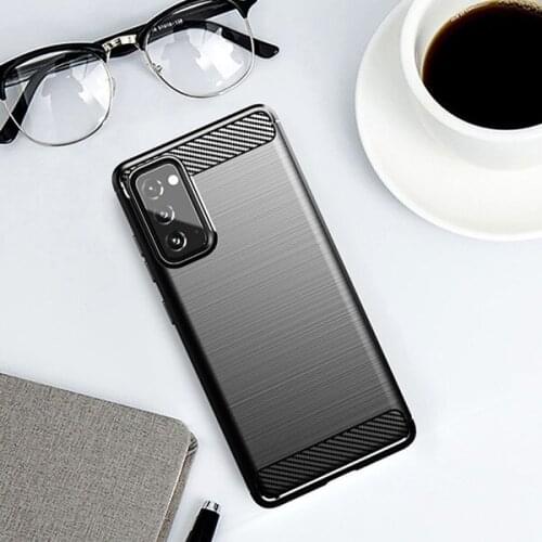 For Cover Samsung Galaxy S20 FE Case Samsung S20 Fan Edition Carbon Fiber Shell Anti-knock Phone Case For Samsung S20 FE Cover
