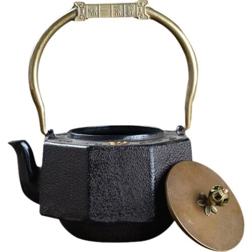 Cast iron pot harmonious teapot kung fu tea craft pot