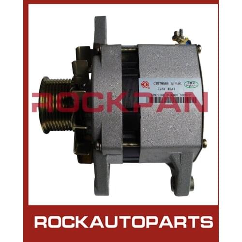FOR CUMMINS 4BT 6BT ENGINE AUTO ALTERNATOR C3979568 28V 45A FOR DONGFENG TRUCK