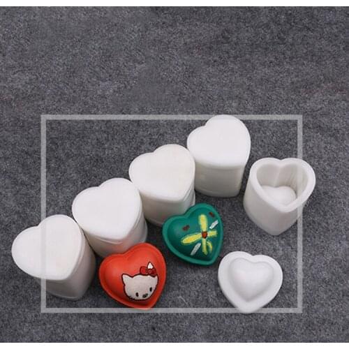 Designer leather craft 20mm 30mm 40mm heart shape made modeling fixed tool
