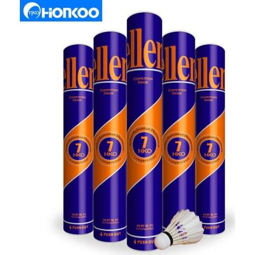 Honkoo badminton shuttlecocks hko-07class B duck feather shuttlecock as like rsl07 as03 free shipping