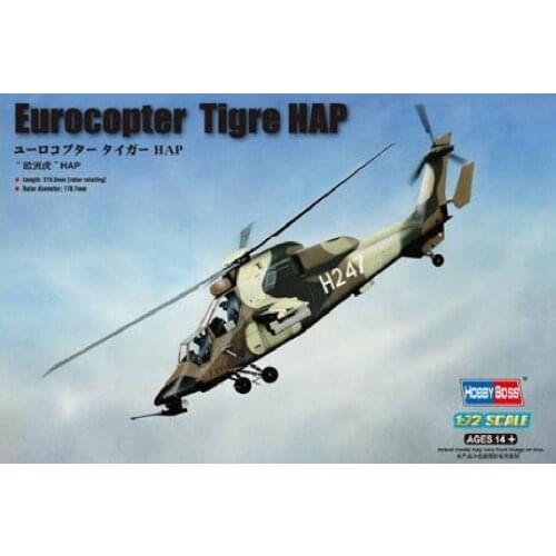 Hobbyboss 87210 1/72 Eurocopter EC-665 Tigre HAP Model Kit