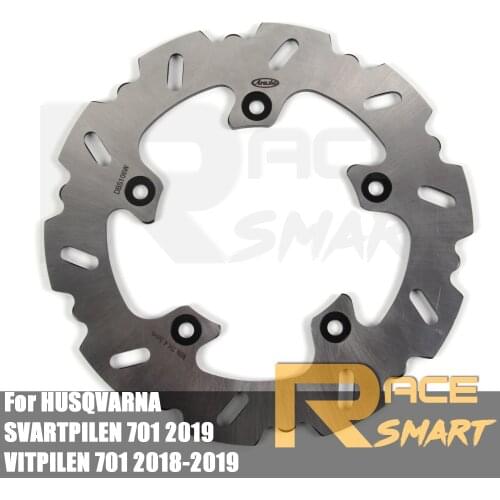 Motorcycle CNC Fixed Rear Brake Disk Disc For HUSQVARNA SVARTPILEN 701 2019 Brakes and Rotors VITPILEN 701 2018 Aluminum Sliver