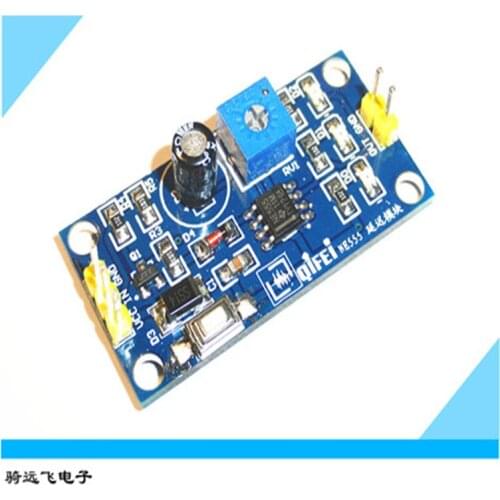 NE555 delay delay time is adjustable External trigger delay module supports 5V 12V