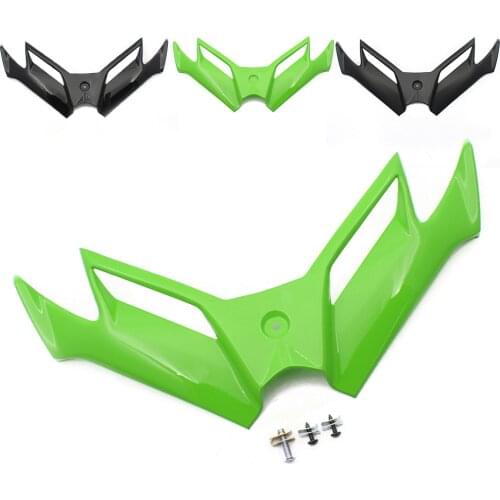Fairing Winglet Front Aerodynamics For Kawasaki Ninja 250 300 Motorcycle ABS Plastic