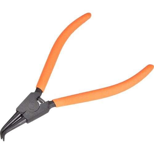 Uxcell External Retaining Ring Pliers 90 Degree Bent Snap Ring Pliers Precision Circlip Pliers 7-Inch