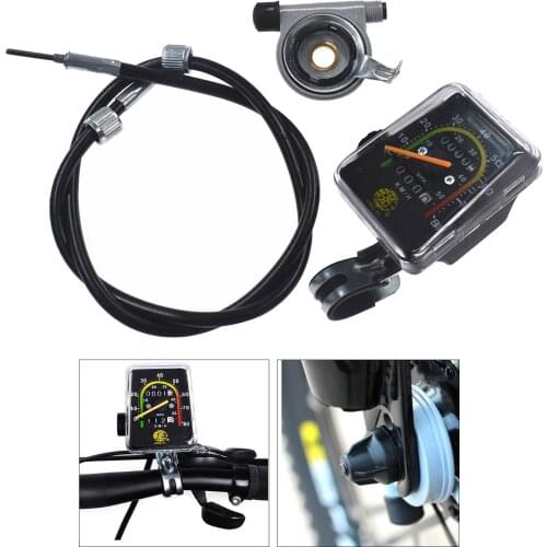 Bike Speedometer Bicycle Speedometer Mechanical Bicycle Bike Computer Speedometer Odometer Cyclocomputer for Bikes Bicycles