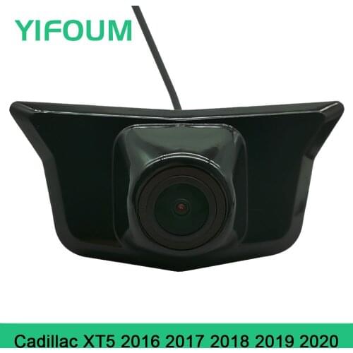 YIFOUM HD CCD Car Front View Parking Night Vision Positive Waterproof Logo Camera For Cadillac XT5 2016 2017 2018 2019 2020