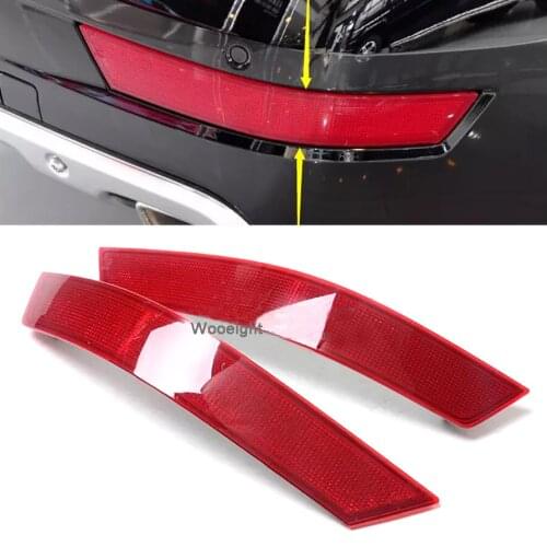 Wooeight 2Pcs 1648200374 1648200375 Car Rear Bumper Reflector Lens Light Lamp Fit For Benz ML320 ML350 ML500 ML550 ML63 W164