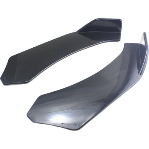 2 Pieces Universal Front Bumper Splitter Lip Body Protector Diffuser Kit for Car