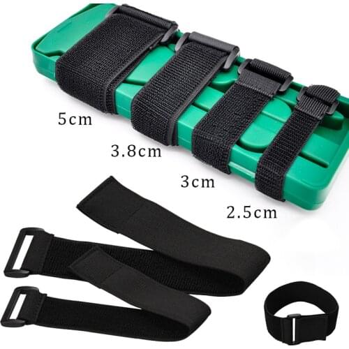 5pcs High Quality Nylon Elastic Band Buckle Straps Self Adhesive Fastener Hand Foot Waist Game Fixing Strap Elastic Buckle Belt