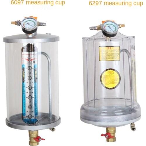 Automobile Waste Oil Changer, Pneumatic Pumping Unit Measuring Cup, Oil Pan Machine, Tempered Glass Measuring Cup