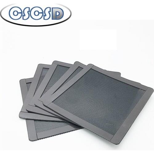 5Pcs Computer Case PVC Dust Screen Fan Server Host Speaker Cabinet DIY Dust Screen Filter Magnetic Suction