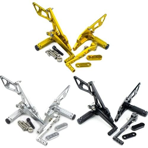 CNC Billet Foot Pegs Footpeg Racing Rearset Rear Sets For Suzuki GSXR1000 GSX-R1000 2009 2010 2011 2012 2013 2014
