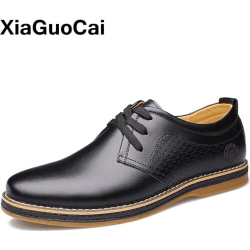 Business Mens Casual Shoes Luxury British Man Flats Social Shoe Split Leather Footwear Oxford Shoes For Men 2021 Spring Autumn