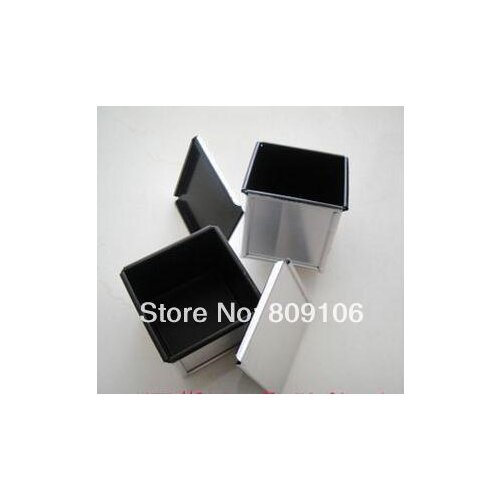 Loaf pan bread mould with cover watercubic Toast Box mould 10*10cm