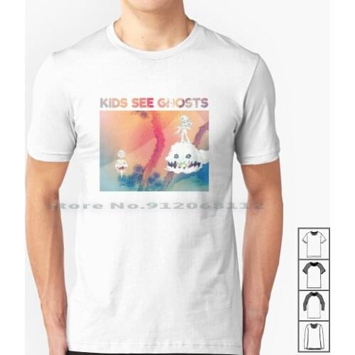 Kids See Ghosts T Shirt 100% Cotton Vegan Theneedledrop Goth Emo Tumblr Kids See Ghosts Black Pusha T Occult Tokyo Ghoul Sophie