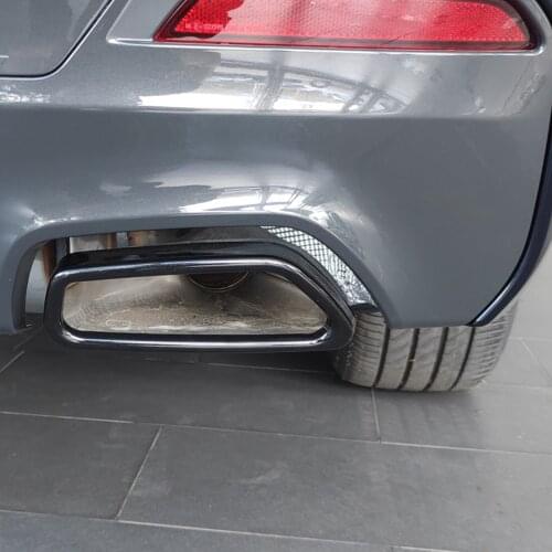 Pack of 2 Rear Exhaust Muffler Pipe Cover Trim for BMW 5 G30 G38